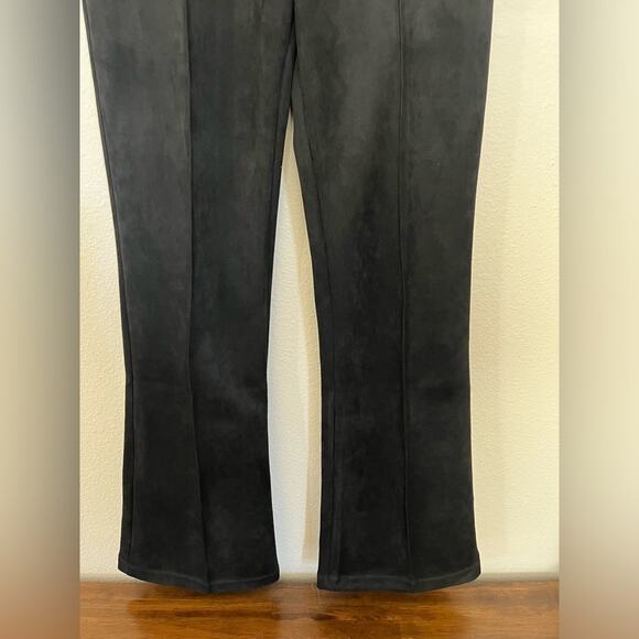 NWT Anthropologie x Sanctuary Lana Flare Black Pull on Pants Fall Goth Sz M - Picture 7 of 13